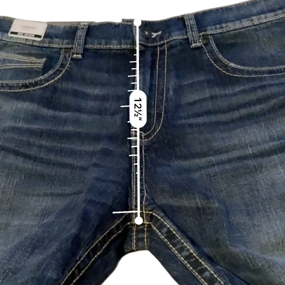 BKE NWT Seth Straight Leg Jeans‎ Men's 34x30 Dark Wash Stretch Classic Fit